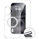 4smarts Border Case iPhone 17 permatas stiklas Skaidrus