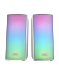 Mars Gaming MSRGB2W ne&scaron;iojamas vakarėlių garsiakalbis Stereo baltas 15 W