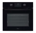 Midea MBO65M80M1-BK įmontuojama elektrinė orkaitė, 70L, jutiklinis ekranas, juoda
