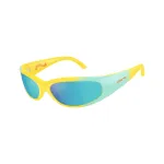 Arnette AN4302-30201U unisex stačiakampiai akiniai nuo saulės, matiniai juodi rėmeliai, tamsiai pilki lę&scaron;iai, 62-16-125 mm
