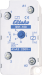 Eltako S91-100-230V. Produktfarbe: Wei&szlig;, Zertifizierung: CE. AC Eingangsspannung: 250 V, Stromst&auml;rke: 10 A. Abmessungen (BxTxH): 26 x 32 x 50 mm (S91-100-230V)