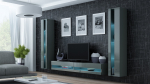 Cama Living room cabinet set VIGO NEW 3 grey/grey gloss