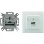 RJ-45 ki&scaron;tukinis lizdas Rutenbeck 138112030 Baltas