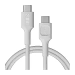USB-C į USB-C greito įkrovimo kabelis Green Cell PowerFlex, 100W, baltas, 1.2m