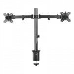 Deltaco GAMING GAM-040 - Befestigungskit - f&uuml;r 2 Monitore - Stahl - Schwarz - Bildschirmgr&ouml;&szlig;e: 33-81.3 cm (13-32)