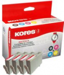 Kores Multi-Pack Tinte G1756KIT ersetzt hp 903XL je 1x schwarz 53 ml cyan magenta - Schwarz - Cyan (G1756KIT)