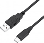 Perixx USB-Kabel USB 2.0 USB-A Stecker, USB-C&reg; Stecker 1 m Schwarz 11796 (11796)