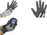 HYGOSTAR Schnittschutzhandschuh CUT SAFE TOUCH, XL Spezialfaser Strickhandschuh, Innenhand & Fingerkuppen mit - 1 St&uuml;ck (33413)