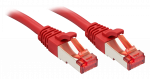 Lindy - Patch-Kabel - RJ-45 (M) - RJ-45 (M) - 5,0m - SFTP, PiMF - CAT 6 - glatt - Rot (47736)