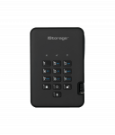 iStorage diskAshur 2 - Festplatte - verschl&uuml;sselt - 500 GB - extern (tragbar) - USB 3.1 Gen 1 - 5400 U/min - Puffer: 8 MB - 256-Bit-AES, FIPS 197 - Phantomschwarz
