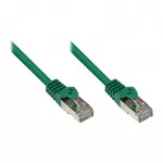 GoodConnections Alcasa RJ45&ndash;RJ45 Cat5e UTP komutacinis kabelis 0,15 m, auksuoti ki&scaron;tukai, ki&scaron;tukas&ndash;ki&scaron;tukas
