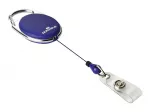 DURABLE Jojo STYLE i&scaron;traukiamas kortelių laikiklis su mygtuko kilpa, 10 vnt., juodas 832407