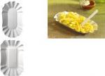PAPSTAR Pommes-Schale pure, Ma&szlig;e: 90 x 160 x 30 mm, wei&szlig; aus 100% Frischfaserkarton, lebensmittelecht, kompostierbar - 1 St&uuml;ck (11279)