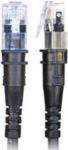 Patchsee Patchkabel ThinPatch UTP CAT 6a schwarz 4m - bis zu 10 Gbits/s und POE++ f&auml;hig -Twisted Pair, U-UTP, ungeschirmt, AWG 28, schwarz - d&uuml;nnere und flexiblere ThinPATCH-Kabel erm&ouml;glichen eine bessere Zug&auml;nglichkeit und ein schnelles und einfache ...