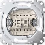 Merten MEG3626-0000 Elektroschalter Rocker switch 1P Metallisch (MEG3626-0000)