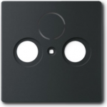 BUSCH JAEGER 1743-885 - Schwarz - konventionell - Busch-Jaeger - Matte - 0230-0-0250 - SAT + TV + Radio