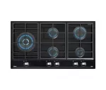 TEKA GZC 95320 XBC BK Dujinė kaitlentė, 5 degikliai, juoda, įmontuojama