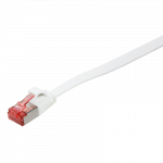 Logilink SlimLine - Patch-Kabel - RJ-45 (S) bis RJ-45 (S) - 2 m - U/FTP, PiMF - CAT 6 - geformt, ohne Haken, flach - wei&szlig; (CF2051S)