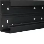 Hager BR6513019011 kabelių kanalo pagrindas 2000 mm x 130 mm juodas