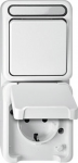 MERTEN MEG3494-8019 Kombi. SCHUKO-Steckdose AQUASTAR