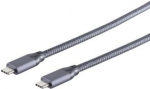shiverpeaks BASIC-S USB 3.2 Kabel, C-Stecker - C-Stecker 1,5 m, Anschl&uuml;sse: USB C-Stecker auf USB C-Stecker, unter - 1 St&uuml;ck (BS13-47150)