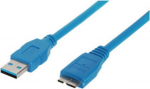 shiverpeaks BASIC-S USB 3.0 Micro Kabel, USB-A - Micro USB-B 5,0 m, USB-A Stecker - Micro USB-B Stecker, 3.0 kompatibel, - 1 St&uuml;ck (BS77195)