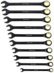 BR&Uuml;DER MANNESMANN Q25210 Quantool kombinēto uzgriežņu atslēgu komplekts, 10 gab., 8-19 mm