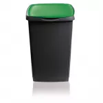GIOSTYLE Eco Solution 45L atliekų konteineris 37x36x53,5cm tamsiai pilkas/žalias