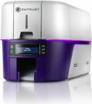 Entrust DS1 - Farbstoffsublimation/W&auml;rme&uuml;bertragun - 300 x 300 DPI - 175 Karte/h - 0,76 mm - Grau - Violett - 226 mm
