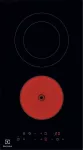 Įmontuojama elektrinė kaitlentė Electrolux Serie 300 LHR3233CK Juoda 29 cm 2 zonos