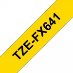 Brother TZE-FX641 etikečių juosta juoda ant geltonos TZ