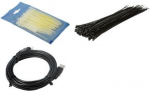 LOGILINK KAB0040B LOGILINK Zestaw opasek zaciskowych 100szt. d&sup3;. 40cm, czarne