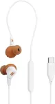 JBL Endurance Run 3C USB C ausinės su laidu sportui, USB Type-C, rudos, baltos