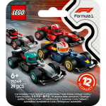 71049 Minifigures F1-Rennwagen zum Sammeln, Konstruktionsspielzeug sortierter Artikel, ein Modell