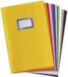 herlitz Heftschoner DIN A4, gepr&auml;gt (Bast), PP, rosa mit aufgeklebtem Beschriftungsetikett - 25 St&uuml;ck (5204128)