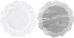 PAPSTAR Tortenspitze, rund, Durchmesser: 200 mm, wei&szlig; gepr&auml;gtes Spitzenpapier, 40 g/qm, FSC-zertifiziert - 1 St&uuml;ck (12454)