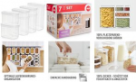emsa Trockenvorratsdose OPTIMA, 7er Set, transparent-wei&szlig; Frischedichtung, BPA-frei, Kunststoff, Clack-Verschluss, - 1 St&uuml;ck (3110601051)
