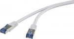 Renkforce RF-4737370 RJ45 Netzwerkkabel, Patchkabel CAT 6a S/FTP 3.00 m Grau h&ouml;chstflexibel, vergoldete Steckkontakte 1 St. (RF-4737370)