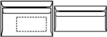 herlitz Briefumschlag, DIN lang, ohne Fenster, wei&szlig; selbstklebend, 75 g-qm, holzfrei, grauer Innendruck (764787)