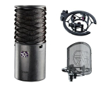 Aston Micro. Origin Condenser Mic + mount + pop fi
