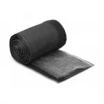 EMV Abschirmgeflechtschlauch mit Klettverschluss hitzebest&auml;ndig 1 m x 20 mm schwarz