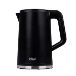 IDEAL Virdulys 1,7 l, plieninis korpusas, 1500 W, juodas