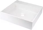 DEANTE Granite Countertop Washbasin su čiaupo anga - 400x400 mm Juodas Oniksas