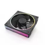 Zalman ZM-DF120R, 120 mm atvirk&scaron;tinių menčių ventiliatorius su daisy chain funkcija, 2300 RPM, juodas