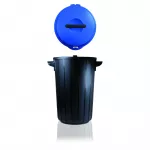 GIOSTYLE Eco Solution 35L &scaron;iuk&scaron;lių krep&scaron;ys tamsiai pilkas/mėlynas 42,5x37,5x54cm