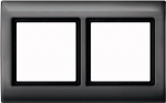 MERTEN EL ME 400214 - Aquadesign, Rahmen, 2-fach, anthrazit (400214)