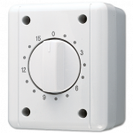 JUNG 8012 W - Wei&szlig; - Drehregler - 120 min - 250 V - 16 A - 75 mm (8012W)
