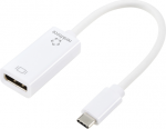 Renkforce USB-C&reg;, DisplayPort Adapter [1x USB-C&reg; Stecker - 1x DisplayPort Buchse] 0.15 m (RF-6056894)