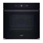 WHIRLPOOL WOI4S8PM1SB įmontuojama elektrinė orkaitė, 73 L, pirolizė, 6th SENSE, juoda, energijos klasė A+