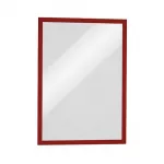 DURABLE DURAFRAME MAGNETIC A3 raudonas 5 vienetų rinkinys magnetinis dokumentų rėmelis